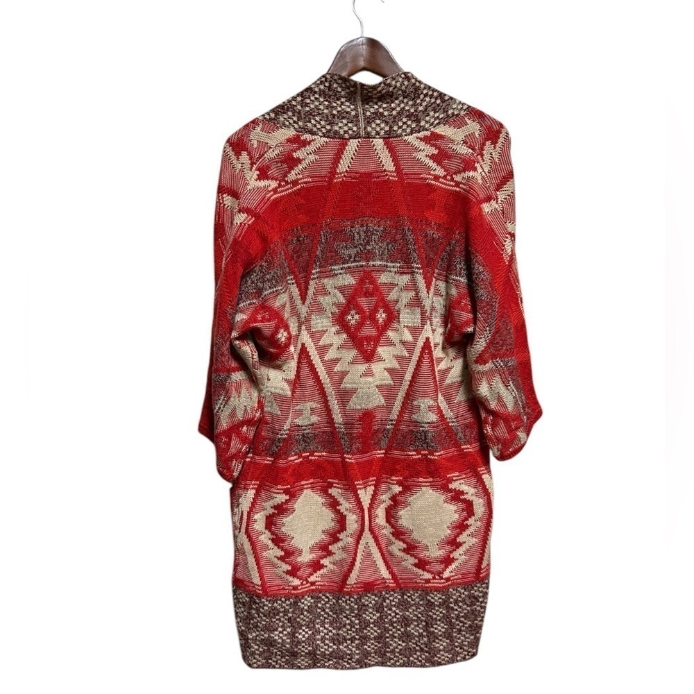 Lucky Brand Cardigan Size XS / S Sedona Western Open Front Aztec Boho Cabincore - Picture 5 of 8